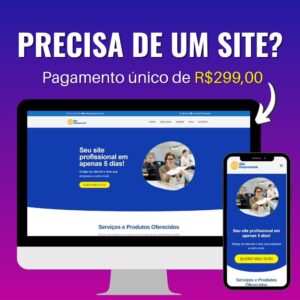 CRIAÇÃO DE SITE PROFISSIONAL