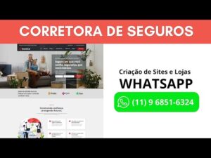 TEMPLATE ELEMENTOR CORRETORA DE SEGUROS – CRIAÇÃO DE SITE PARA CORRETORA DE SEGUROS