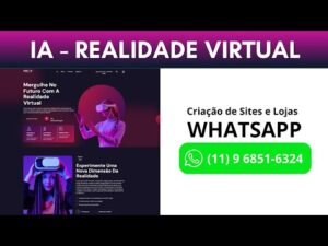 TEMPLATE SITE INTELIGENCIA ARTIFICIAL – TEMPLATE SITE REALIDADE VIRTUAL