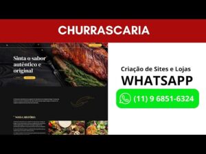 TEMPLATE ELEMENTOR PARA CHURRASCARIA – CRIAÇÃO DE SITE PARA CHURRASCARIA