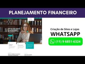 TEMPLATE ELEMENTOR PARA PLANEJAMENTO FINANCEIRO E EMPRESARIAL