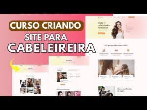 COMO CRIAR SITE PARA CABELEIREIRA – CRIAÇÃO DE SITES PARA CABELEIREIRA