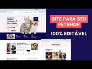 Template Elementor para Criar site de Petshop