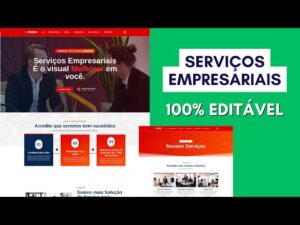 Template Elementor para Serviços Empresariais: Crie um Site Profissional e Elegante