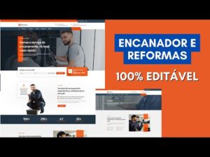 Template Elementor para Encanador – Crie se site de encanador com este modelo