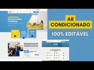 Modelo de Site Perfeito para Empresas de Ar-Condicionado: Design Profissional e Eficiente